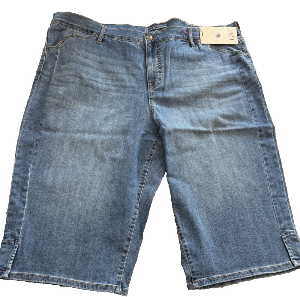 Gloria Vanderbilt Andorra Dalia Skimmer Jeans Women's 22W Blue Denim NWT